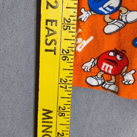 M&M's Surrounded by Nuts pyjama pants men's size XL orange with graphic design - Picture 12 of 13